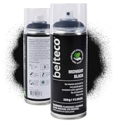 BELTECO Midnight Black Semi Gloss Spray Paint | Water based & Odorless | Vegan | W...