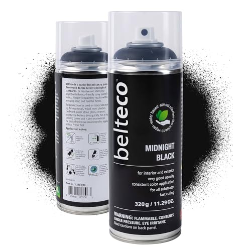 Image of Midnight Semi Gloss Black Spray Paint | Black Gloss Spray Paint