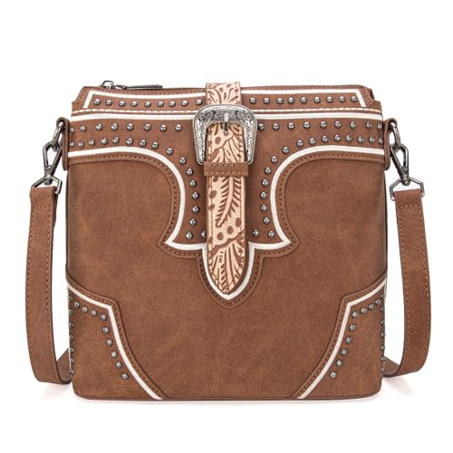 Image of Montana West Western Crossbody Bags for Women Embroidered Denim Collection Purses