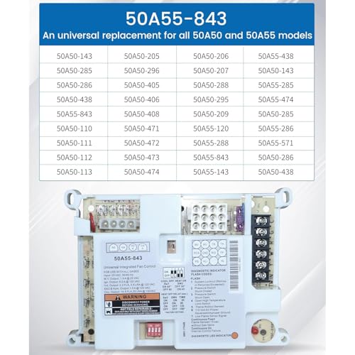 Circuit imprimé remplace 50A55-843 module d'allumage - 8