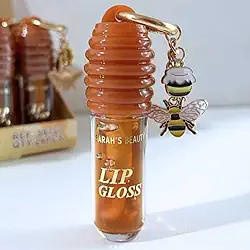 GLOSS LIPHONEY BRILHO E CHEIRINHO DE MEL INSPIRAÇÃO FRANCINY COM PINGENTE