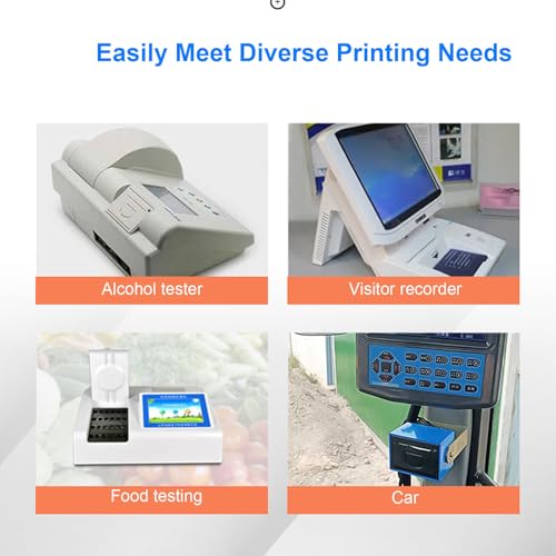 Denash Eingebetteter Thermodrucker, 58 Mm BT USB RS232 Serieller Druck, POS ESC Textgrafiken 1D 2D Barcodes