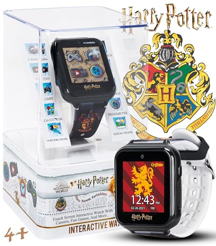 Harry Potter Kids Smart Watch with Touchscreen Camera Voice Recorder Step Counter and Wizarding Wallpapers – 10 Magical Watch Faces and Built-in Games – Fits Wrist Sizes 5.5" to 8"2