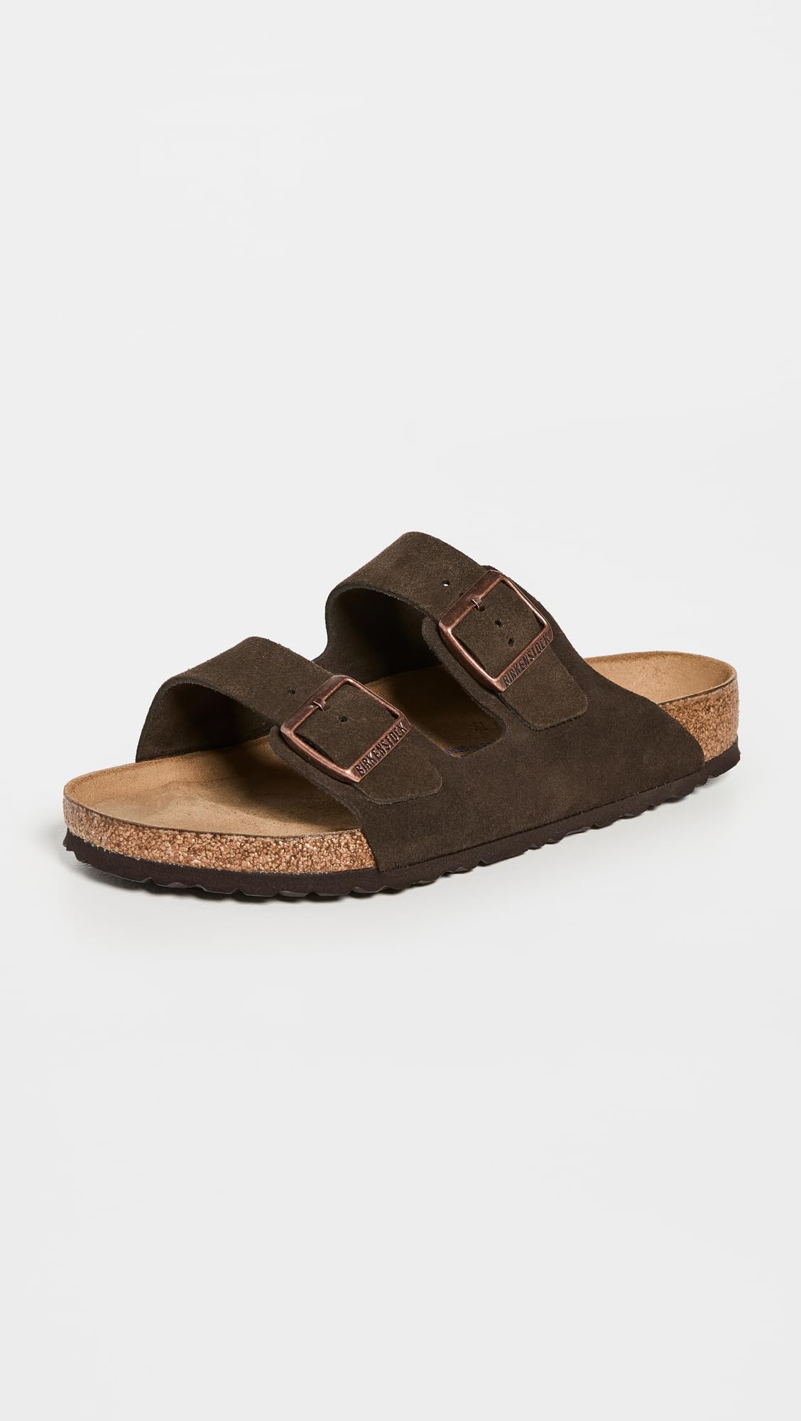Amazon.com | Birkenstock Arizona Soft Footbed Mocha Suede Regular
