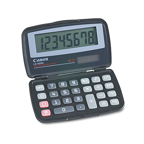Canon 4009A006AA LS555H Handheld Foldable Pocket Calculator 8-Digit LCD