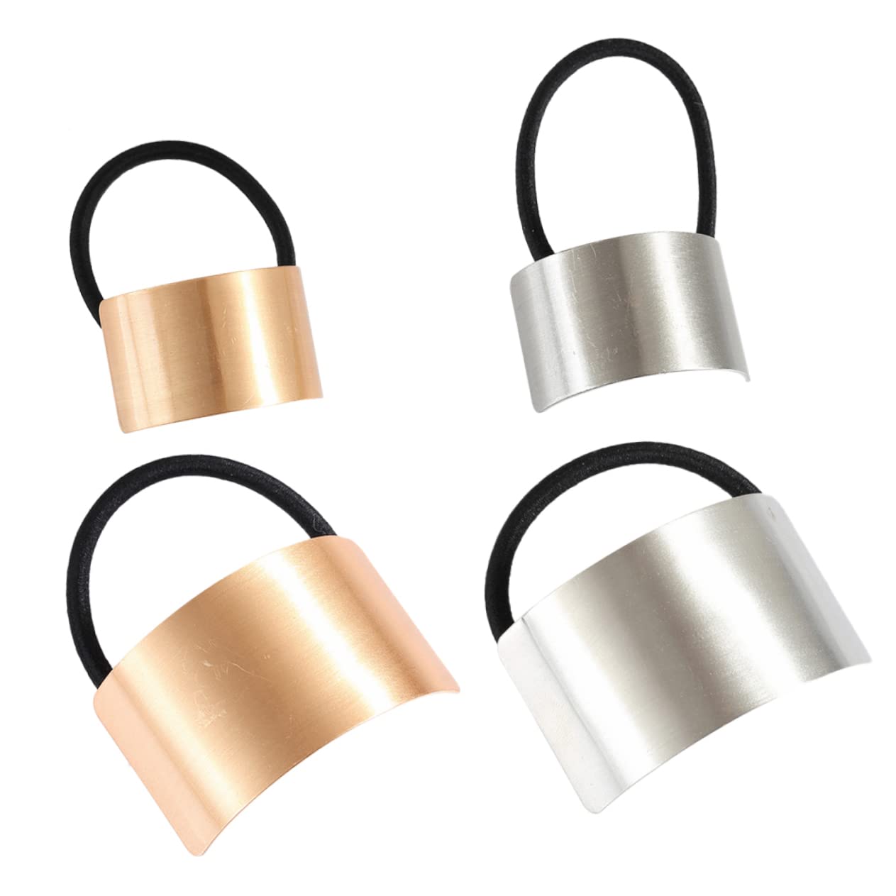 FRCOLOR 12 piezas anillo de pelo elástico bandas para el pelo de mujer goma para el pelo para niñas goma para el pelo para mujeres diadema de metal coleta coleta gomas para el pelo sombrero
