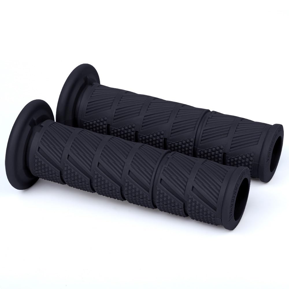 Poignées de moto universelles 22 mm 24 mm en caoutchouc pour motocross, scooter hors route