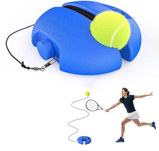 Nirvikalp Self Tennis Practice Ball with String, Tennis Trainer Rebound Ball for Boys & Girls, Convenient Solo Tennis Training Gear Set, Self-Practice Tennis Set (No Racket Included)(Multicolor) (B0D2RN9C1Y) Amazon Price History, Amazon Price Tracker