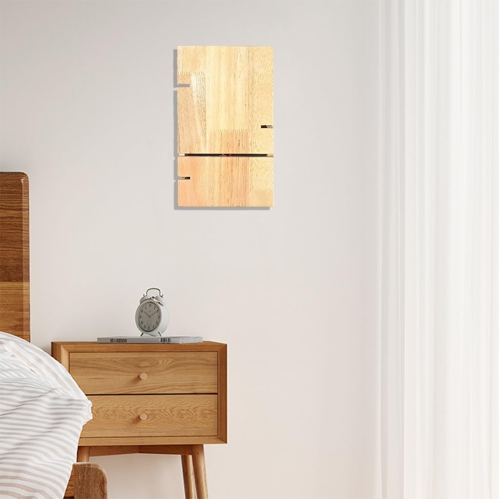 Moderna Lampada Da Parete Creativa Nordica E27 Scatola Quadrata Di Legno Semplice E Squisita Luce Da Camera Da Letto E Corridoio