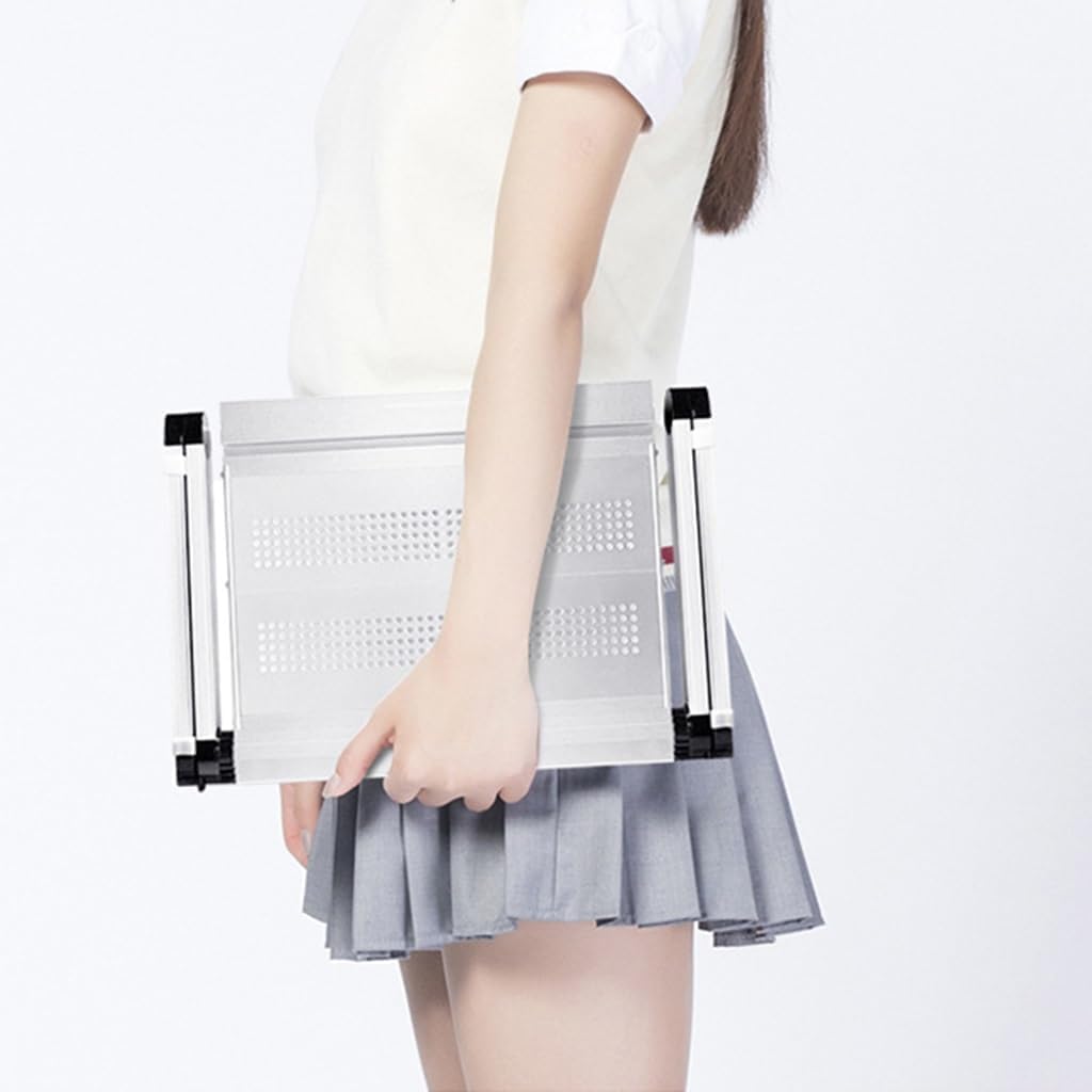 Soporte para portátil de Altura Ajustable para Escritorio - Elevador ergonómico para Ordenador de sobremesa