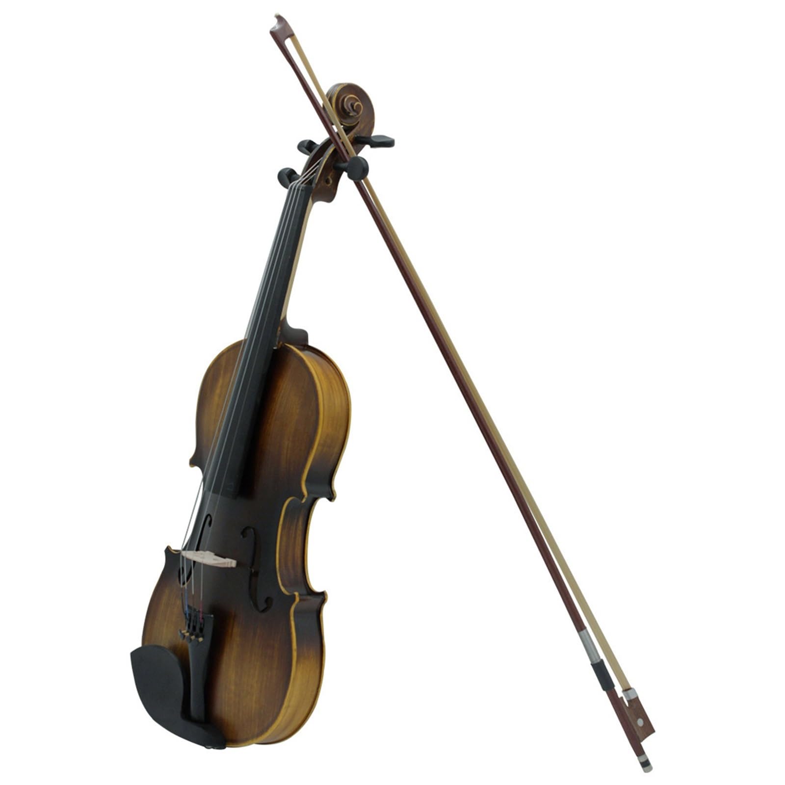 Violino Opaco 4/4 Vintage Fatto A Mano In Legno Massello Per Principianti Strumento Da Studio Professionale Violino