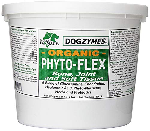 Dogzymes Phyto Flex - Glucosamine, Chondroitin, MSM and Hyaluronic Acid&hellip; (10 Pound)