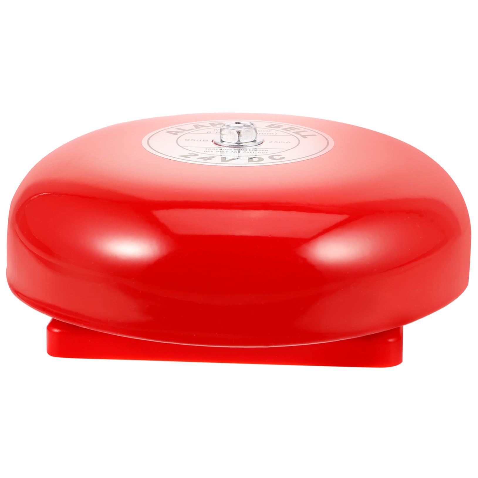 Industrielle 24v Alarmglocke aus Eisen mit Haltbarkeit und Einfacher Installation Rote Notfallklingel für Aufzüge und Sicherheitsalarmsysteme