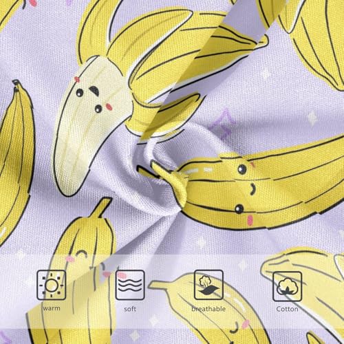 Wusikd Fruit Banana Girls' Underwear Cotton Girls Briefs Soft Toddler Underwear 4T Multi3