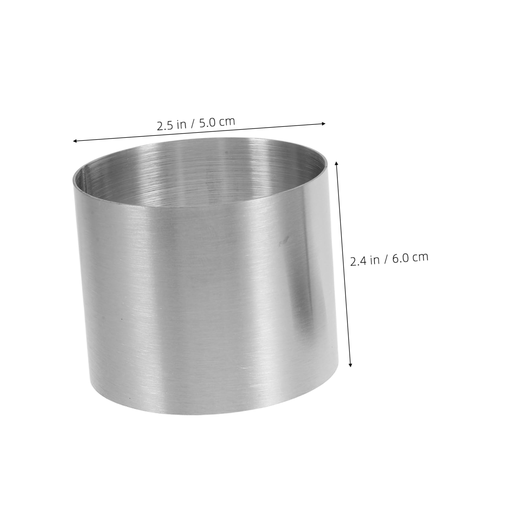 PartyKindom Versatile Kitchen Tool Cake Ring Mold for Baking Sushi Mold Pastry Rings for Western Decor