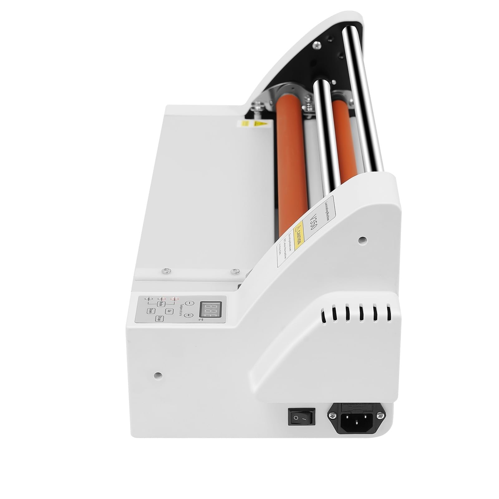 Laminatore a Caldo e a Freddo V350 da 350 mm, Macchina for laminazione Termica Mono e bifacciale con Display Digitale, velocità di laminazione 1,1 m/min, for casa, Ufficio, Scuola