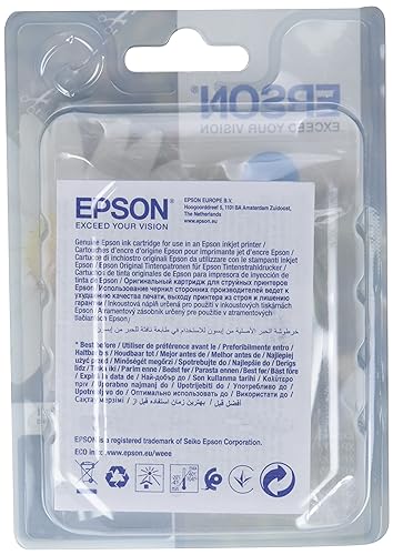 Epson 18 Pâquerette Cyan, Cartouche d'encre d'origine, XP-30 XP-102 XP-202 XP-205 XP-212 XP-215 XP-225 XP-302 XP-305 XP-312 XP-315 XP-322 XP-325 XP-402 XP-405 XP-412 XP-415 XP-422 XP-425