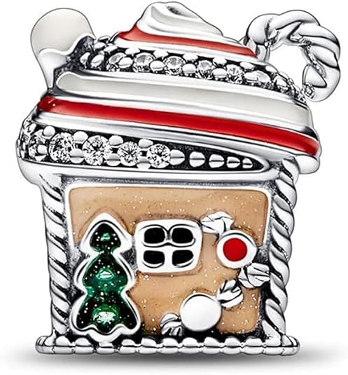 Abalorio de corazón Love Mom en plata de ley 925 con circonitas para pulsera de mujer