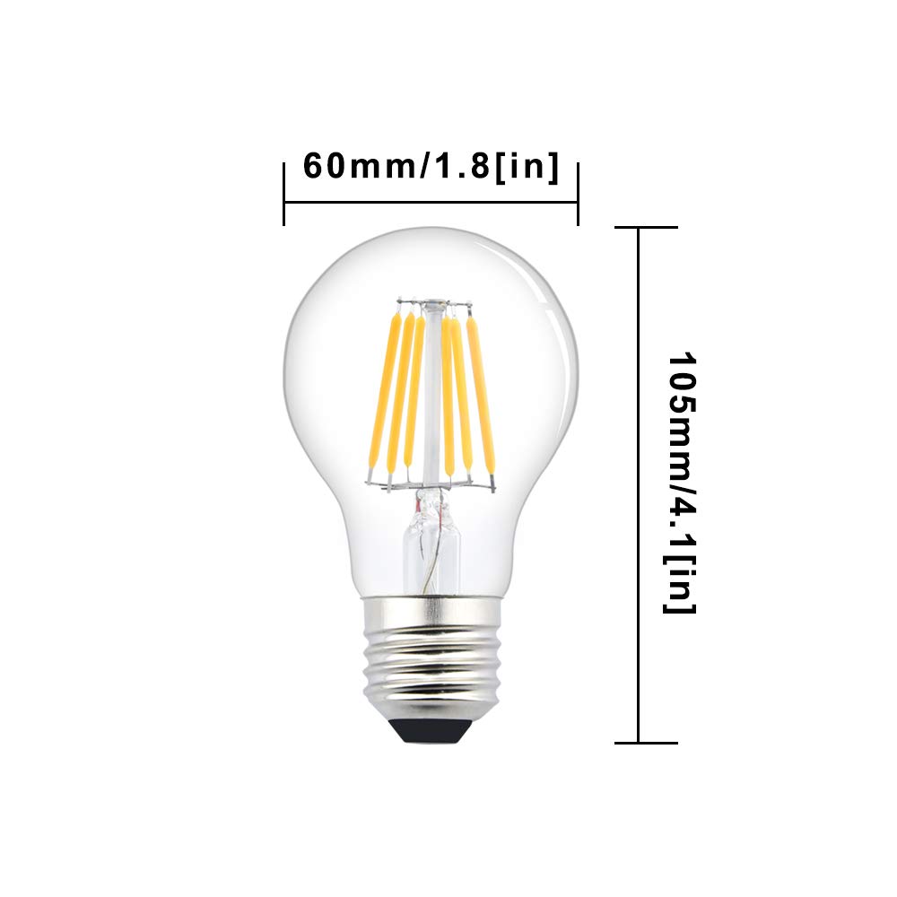 AMPOULE LED,E27 20W-Warm White-AC220V--Ampoule LED E27 pour éclairage extérieur, 6 pièces-lot