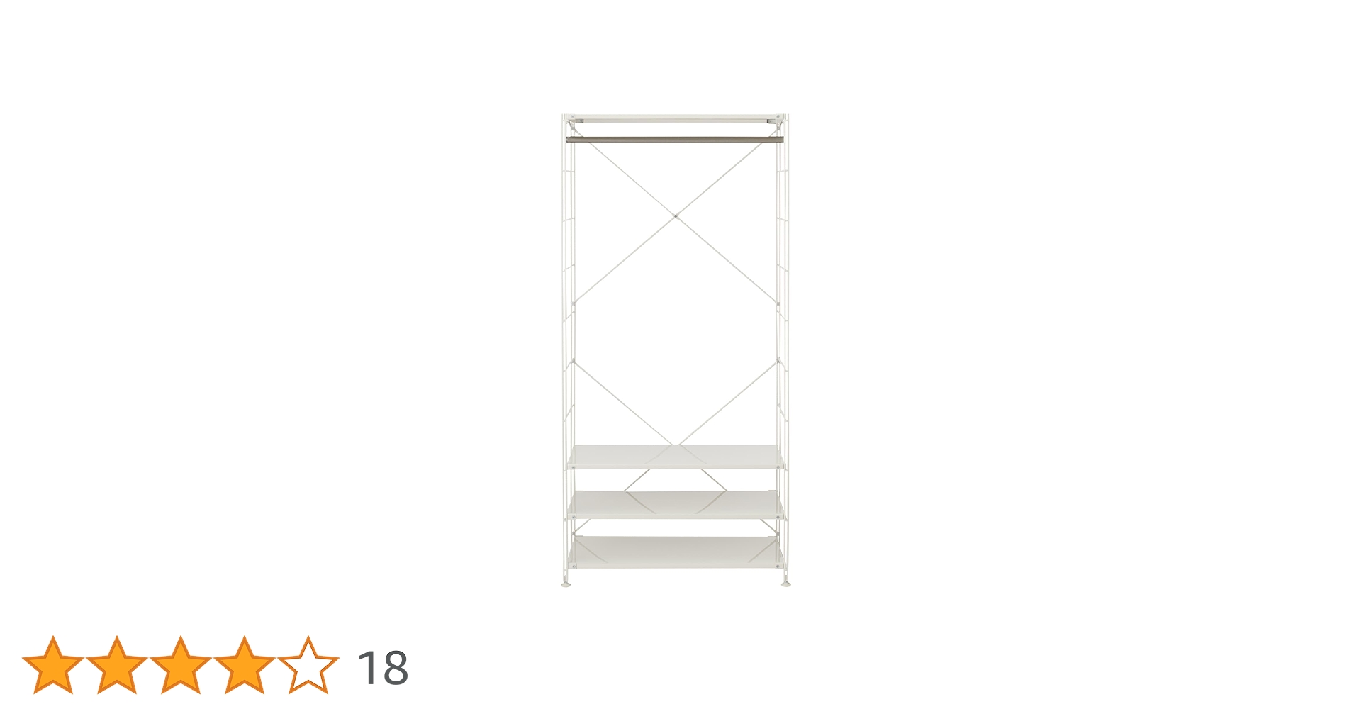 Amazon|MUJI 無印良品 スチールユニットシェルフ ワードローブセット Amazon|MUJI 無印良品 スチールユニットシェルフ ワードローブセット