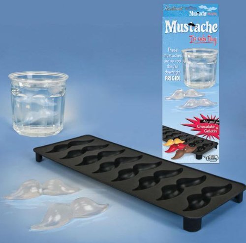 Accoutrements Mustache Ice Cube Tray - 8 Slots by Accoutrements by Accoutrements