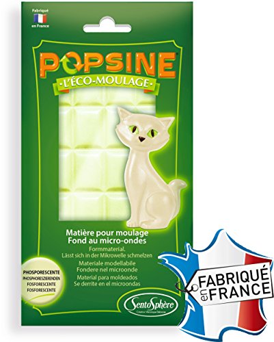 Sentosphère Recharge éco-Moulage Popsine 110 g : Blanc Phosphorescent