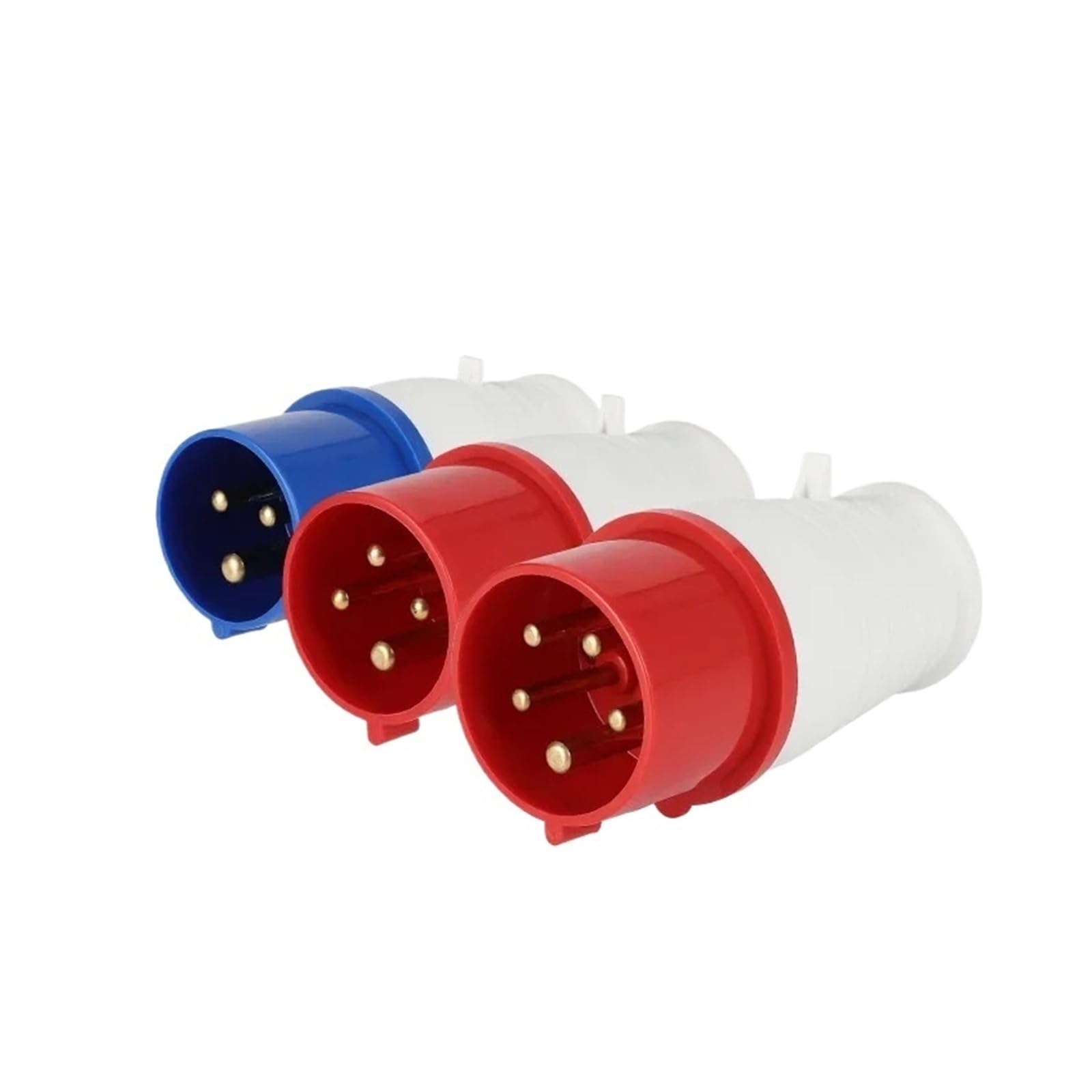 Industrial plug and socket waterproof connector 3PIN 4PIN 5PIN 16A/32A IP44 waterproof electrical connection wall mount socket(16A Plug,20 Pcs,5 Pin)
