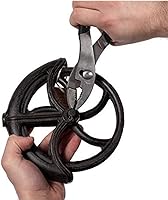 Vista 6 de Rustic State Makara - Polea industrial vintage de hierro fundido de 7 pulgadas de diámetro para lámpara colgante de montaje en pared, color negro