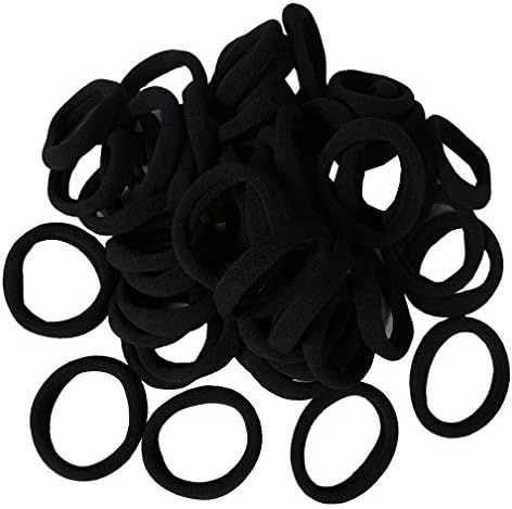 Lintopos Elastic Hair Bands Ties Girl, Thick Hair Rubber Band Ponytail Holders