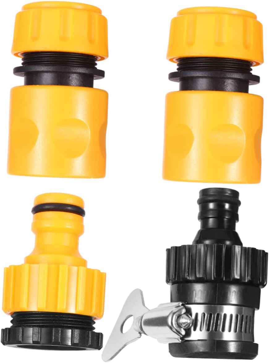 Gartenschlauch-Rohrverschraubungen, 8 Stück/Set, Wasserschlauch-Anschluss, Hochdruckreiniger-Adapter, Gartenschlauch, Schnellverbindung, Schlauchrohr, Schnappverbinder, Wasserhahn-Anschluss, Schlauch-