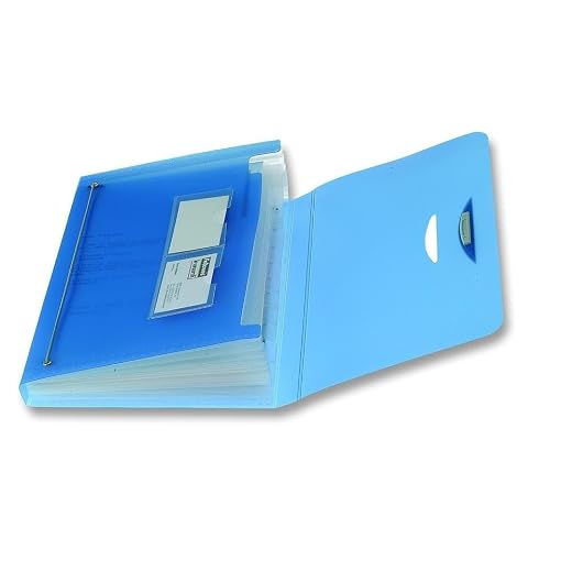 Fellowes Leonardi 40330 Folders with 12 Compartments, Blue