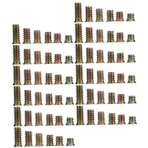 NAMOARLY 105pcs -m8 Nut Parts Mounting Nuts Internal Threads Socket Carbon Steel Screws