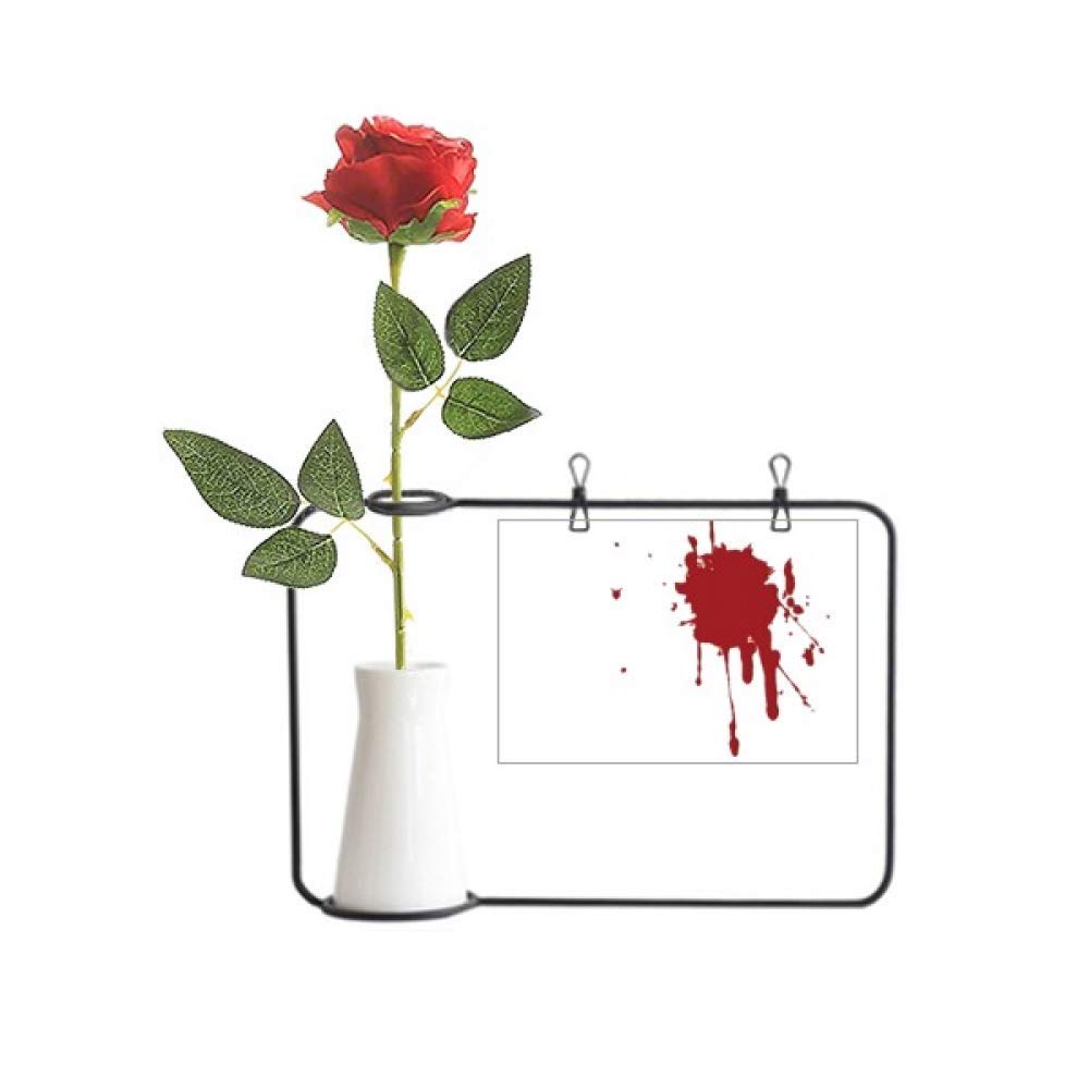 Vase à suspendre rose artificielle déco murale Best Friend Hurt Me souvenir amitié