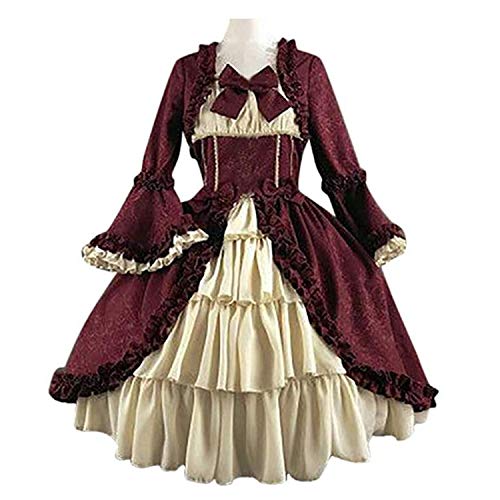 Gerzely Vestido De Las Señoras De Época Medieval Remiendo del Arco, De...