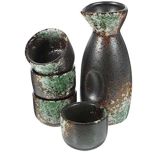 Catálogo para Comprar On-line Botellas y juegos de sake comprados en linea. 47 Luxshiny 1 Juego juego de jarras de sake tazas de sake japonés tanque de sake copas de vino decoración vintage Suministros para la fiesta exquisita olla de sake familiar tetera