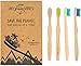 Produktbild My Green Vibes Bambus-Zahnbürsten für Kinder  natürliche Holz-Zahnbürste  hochwertige, weiche BPA-freie Borsten  für Kleinkinder, Kleinkinder, 38 Jahre alt, biologisch abbaubarer Griff, 4 Stück