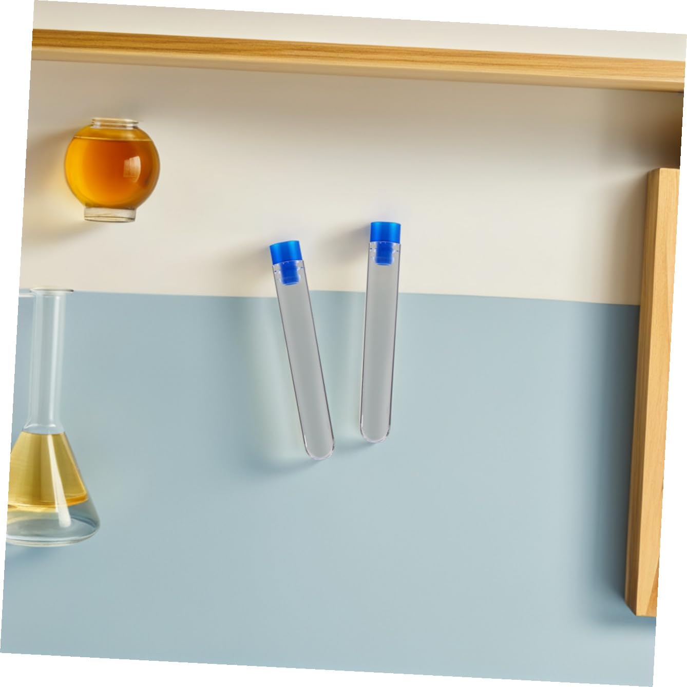 Mobestech 500pezzi Provetta Con Tubetti Per Esperimenti Chimici Stoccaggio e Utensili Educativi Per e Hobby Scientifici