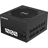 Diseño totalmente modular Gigabyte P1000GM, 1000W, 80 Plus Gold Certificado, Fuente de alimentación Totalmente Modular