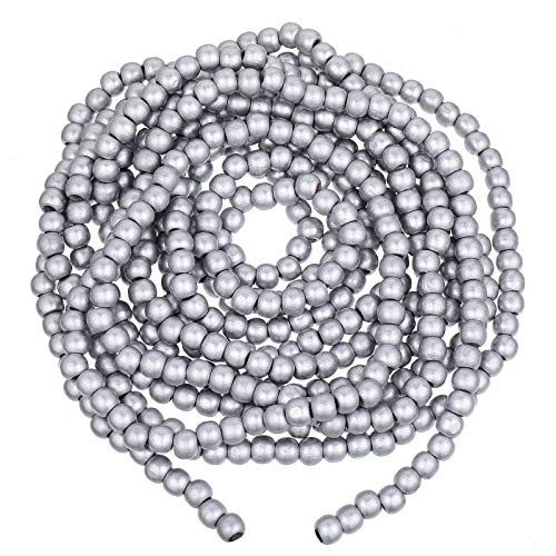 16 Feet Christmas Wood Bead Garland Wooden Bead...