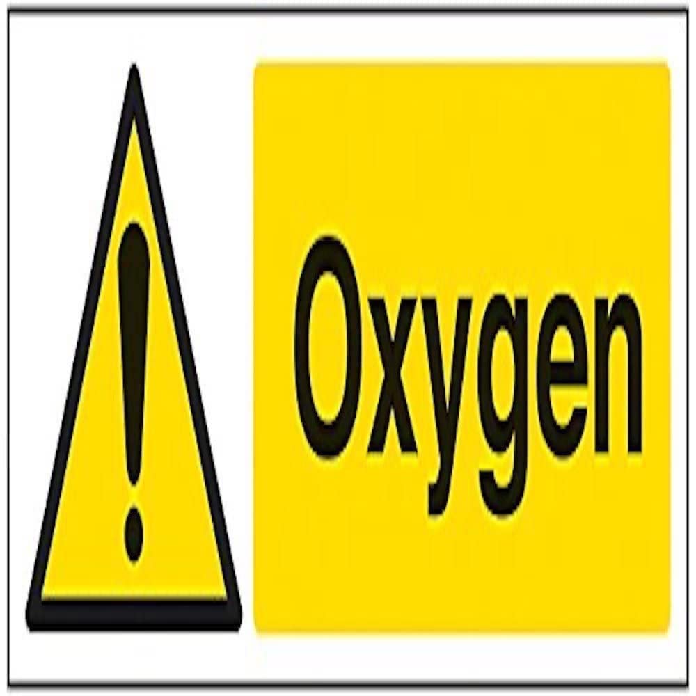 vsafety segni 6 a005an-r Oxygen Warning Sign sostanza e chimiche