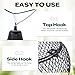 Retisee 2 Pcs Reptile Heat Lamp Cap Reptiles Anti-Scald Lampshade with Power Switch and Anti-bite Hook for Lizards Snakes Chicks, Bulb 100w Not Included