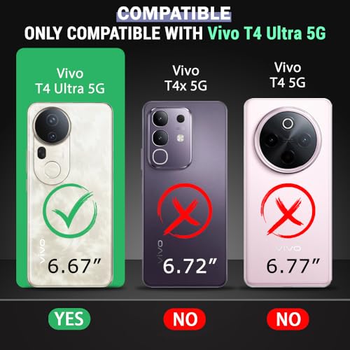 Image of TheGiftKart Sleek Back Cover Case for Vivo T4 Ultra 5G| Slim Fit Protective Design | Ultra Matte Finish | Camera Protection Bump | Soft Silicon Back Cover Case for Vivo T4 Ultra 5G (Silicone, Black)