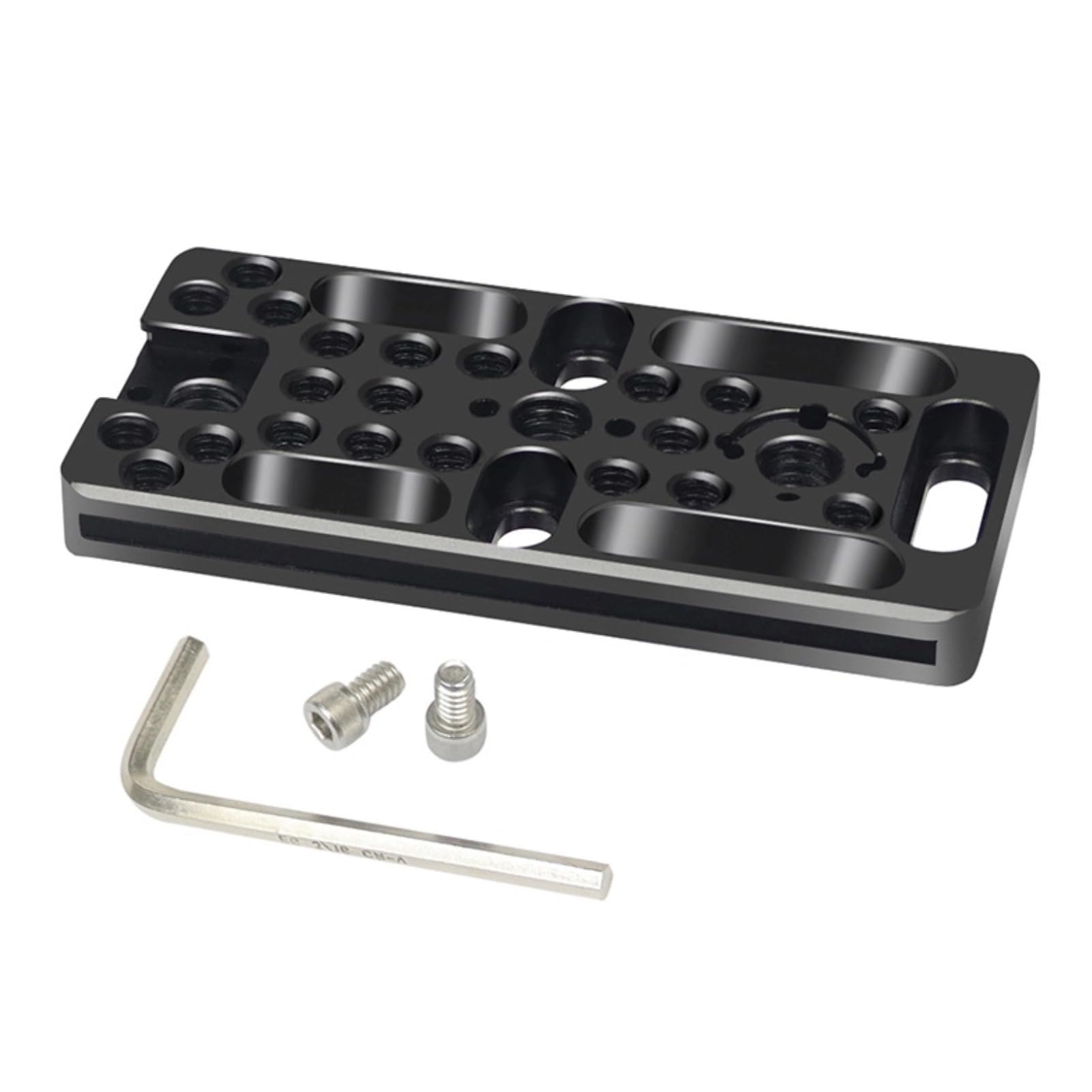 Cheese Plate Camera Mounting Plate with 1/4in & 3/8in Universal Type Positioning Hole Expansion Cheese Plate PTZ Quick mounting Plate Quick Release Cheese Expansion Board-image-48