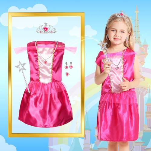 Set de disfraces de princesa para niñas 15 piezas miniatura 3