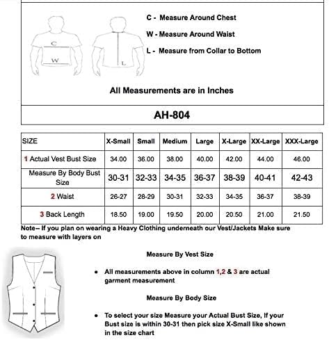 Miniatura 4 de A&H Apparel Women Motorcycle Biker Classic Vest Genuine Cowhide Leather Vest With Gun Pocket