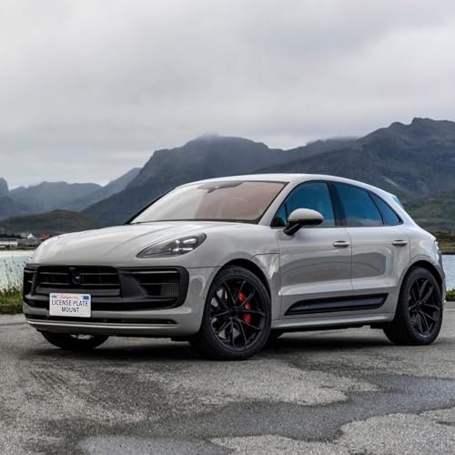 No Drill Front License Plate Frame Fits Porsche Cayenne/918 Spyder by Biinfly - Used condition - Image 8