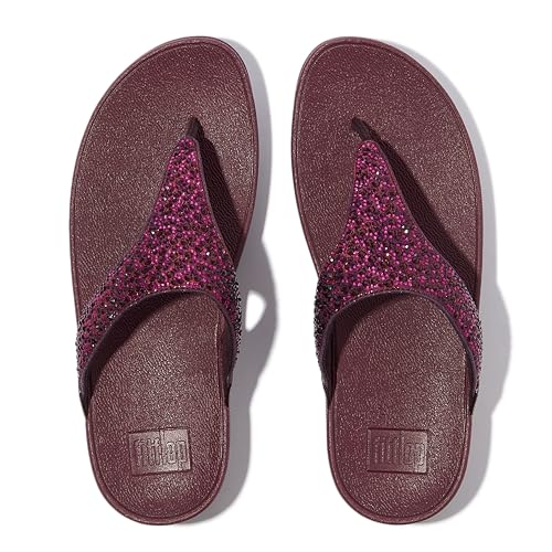 Image of FitFlop Women's Lulu Crystal Toe-Post Sandal