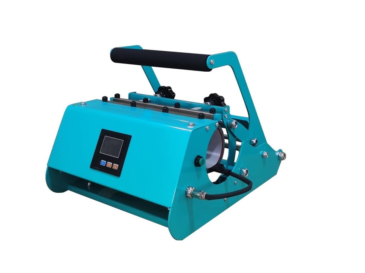 JVDDI Cup Heat Press Machine Compact & Lightweight Multifunction T-Shirt Sublimation Transfer Printer(Blu)