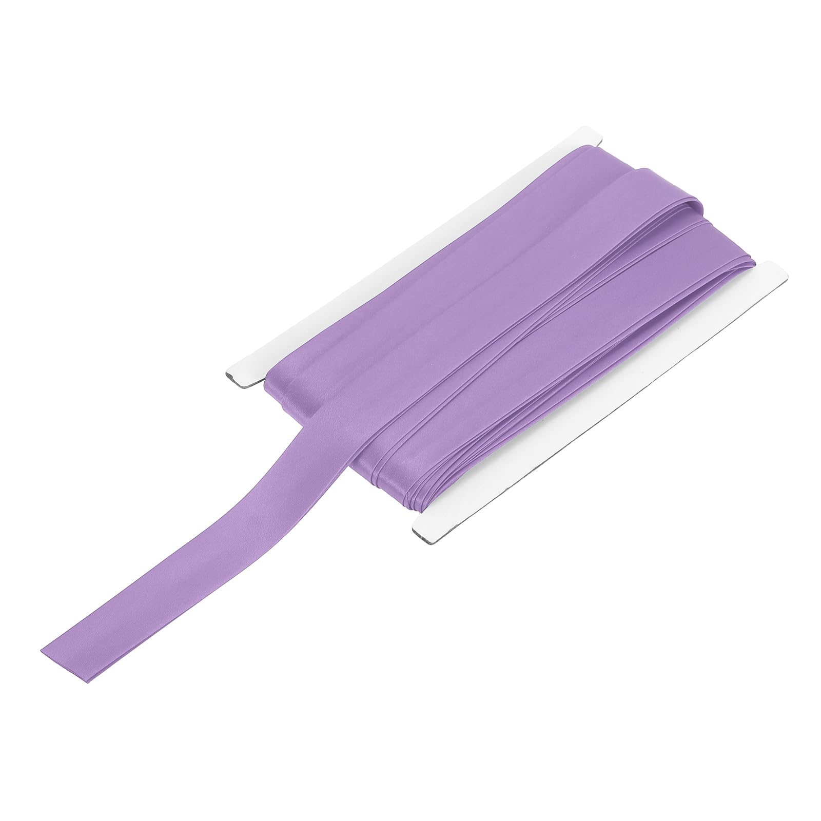 sourcing map Double Fold Bias Tape for Sewing 3/4 Inch x 12 Yards Satin Pre-fold Continuous Binding Tape for Seaming Quilting Hemming Binding DIY Crafts, Light Purple