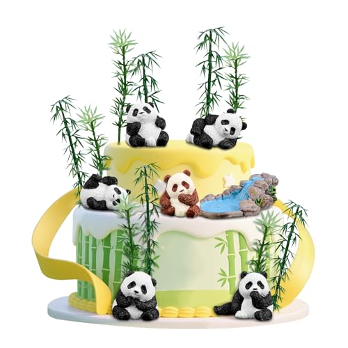 Panda Cake Toppers Panda Birthday Decorations